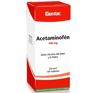 Acetaminofén 500 mg (Genfar)